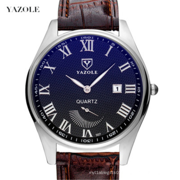YAZOLE 307 Mens Watches Calendar Date Analog Quartz Mens Waterproof WristWatch Business Style Men Watch Relojes